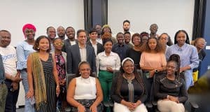 The 2024 fellows from the Young African Leaders Initiative at a visit to Goizueta Business School